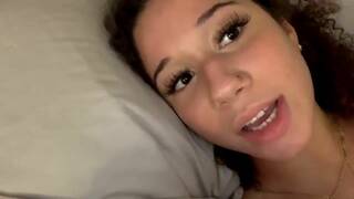 Horny white slut teen take her first big black cock pounding live at sexycamx