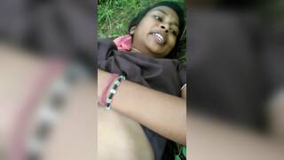 Teen village girl romance outdoor jungle