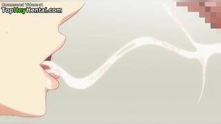 Horny busty girl gets fucked at home