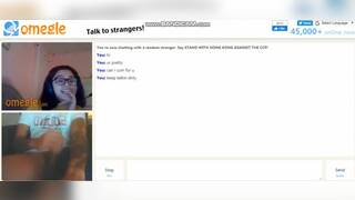 Omegle Glassed Teen Craving For Black Cock - Full Video In The Comments