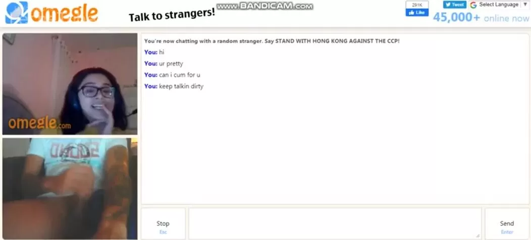 Omegle Glassed Teen Craving For Black Cock Full Video In The  