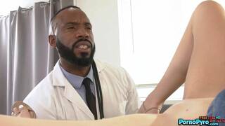Petite Girl Kylie Quinn Eats Her Gynecologist's Jovan Jordan BBC