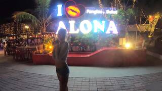 Amateurs enjoy fire show and sex at home after with big ass Thai girlfriend