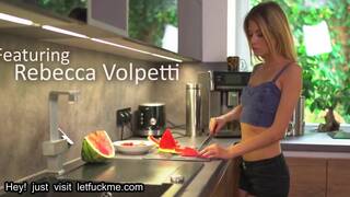 blowjob sweet and sensual rebecca volpetti has her pussy pleasured