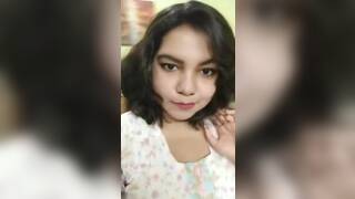 Sexy girl showing nude front of camera