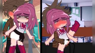 Nerd boy fucks a girl in the school pt.1