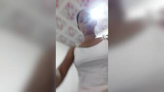 Mature uncertisfied showing boobs and pussy in bedroom