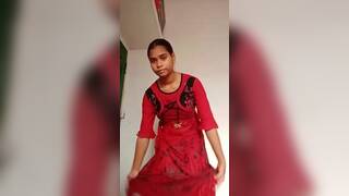 Village teen showing nude in bathroom 2