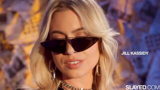 Emma Hix and Jill Kassidy in several different lesbian scenes together