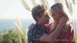 In the swingers resort strangers fucking outdoors