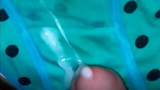 SPLASHING CUM ALL OVER MY FRIENDS HUGE TITTED SISTERS USED THONG