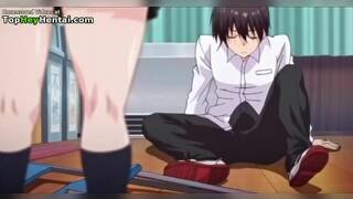 Horny college guy fucks busty lovely friend