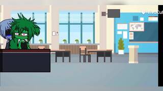 Two boys fuck in an empty classroom