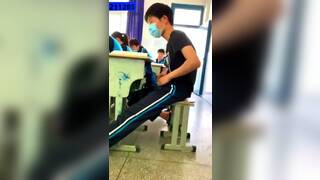 Boy masturbation school