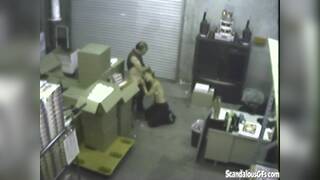 Office slut gets down and dirty sucking dick