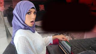Virgin Arab teen stepsister tries to fit in the American culture