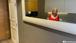 Smoking blonde MILF will get you hard