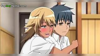 Hot busty college babe has passionate sex