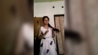 Cute teen showing nude front of camera