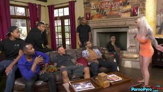 Karma Rx Is Cum Drenched By A Group Of Horny Big Black Cocks