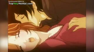 Busty lady pleases horny college guy