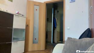 Hot couple sharing their first recorded session