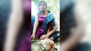 Teen hardcore riding in jangle