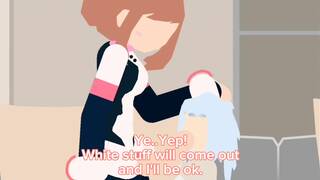 Uraraka's Break REMAKE [ Sticknodes Porn Animation ]