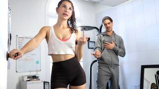 Teen Liz Jordan her BF thinks she fucking the coach so she might as well be