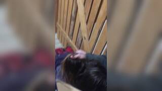 Ex came to blow me in the locker room at my building