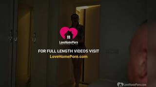 Nerdy chick moans as I penetrate her hard