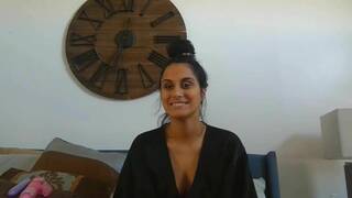 Flexible MILF Adeline Hope drilling pussy with a toy