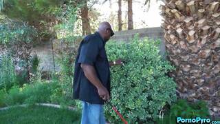 Whore Vanessa Vega Bangs Her Blind Black Neighbor