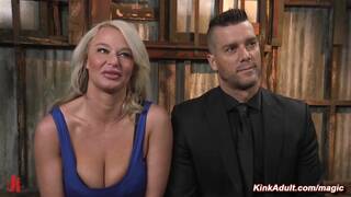 Big tits cheating wife bound and fucked by the big cock