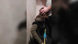 Maid Nomi did BJ to imperious houseowner.