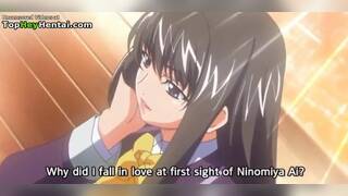 Amazing babe in sexy college uniform gets fucked