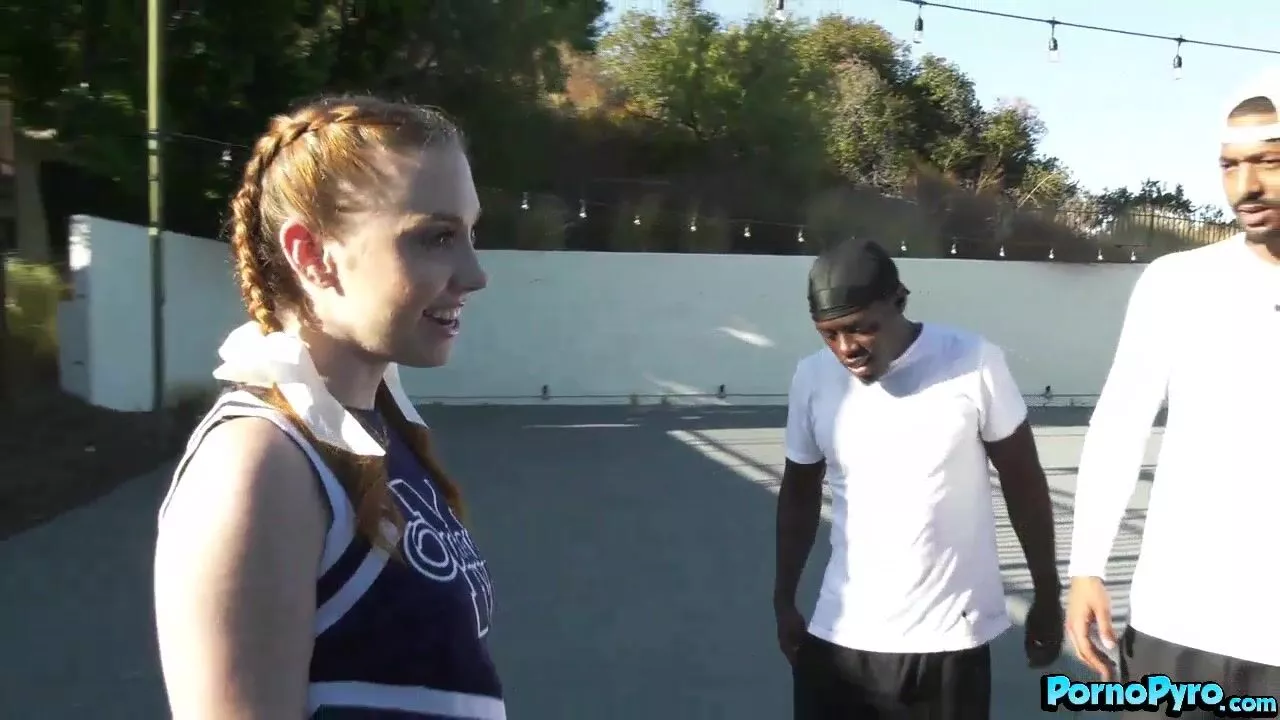 Redhead Cheerleader Arietta Adams Bangs Da Black Ball Playaz