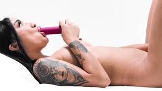 Small tits Asian MILF Avery Black hot masturbation after hot sex interview