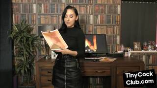 Petite teasing slut loves humiliating usless small cocks