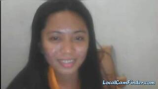 Asian Girl filipino Yahoo Strip and Finger