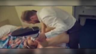 Cute in ankle strap flats and frilly socks