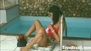 Horny Brazilian Teen Couple uses Toys and Fucks