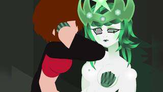 ##TW: NECROPHILIA# Frisk The Monster Hunter | Sticknodes porn animation