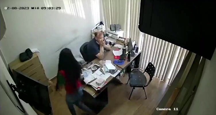 Office sex cctv recorded video Shooshtime 