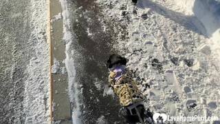 Picked up babe thanks me with hard sex