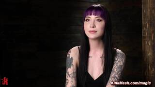 Alt slave Charlotte Sartre engage in intense bondage from The Pope