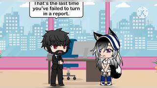 (Gacha Life) Letting my older boss fuck me~!!