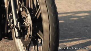 Tight bodied man fucks busty Asian with a big cock