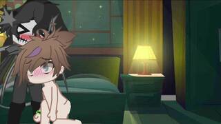 Micheal Afton gets creampied and fucked by ennard