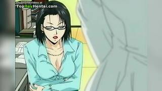 Horny lady with beautiful legs masturbates